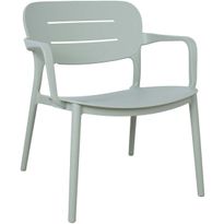 Tuoli Home4You MANGO 64x66xK75,5 cm, vihertävänharmaa muovi