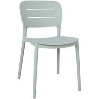 Tuoli Home4You MANGO 42,5x53,5xK79 cm, vihertävänharmaa muovi