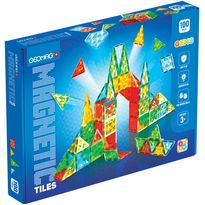 Magneettirakennussarja Geomag Tiles Gems, 100 osaa