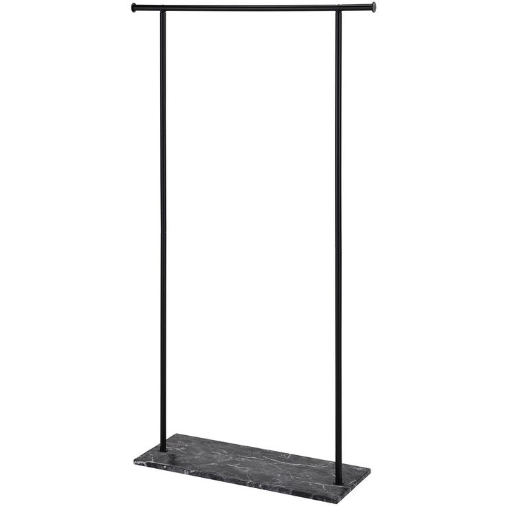 Clothes hanger FRANY 96x30xH162cm, black