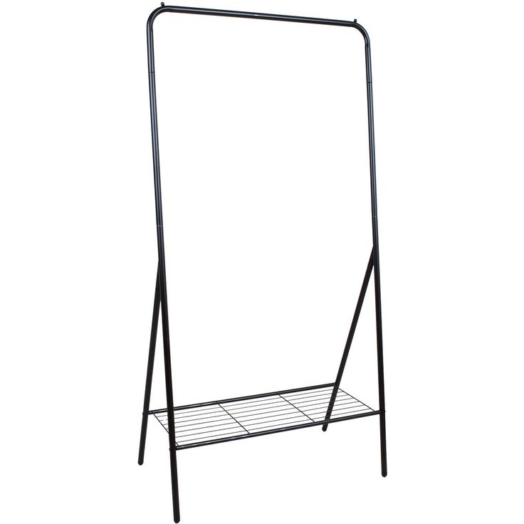 Clothes organizer FERGAL 85x48xH169cm, black
