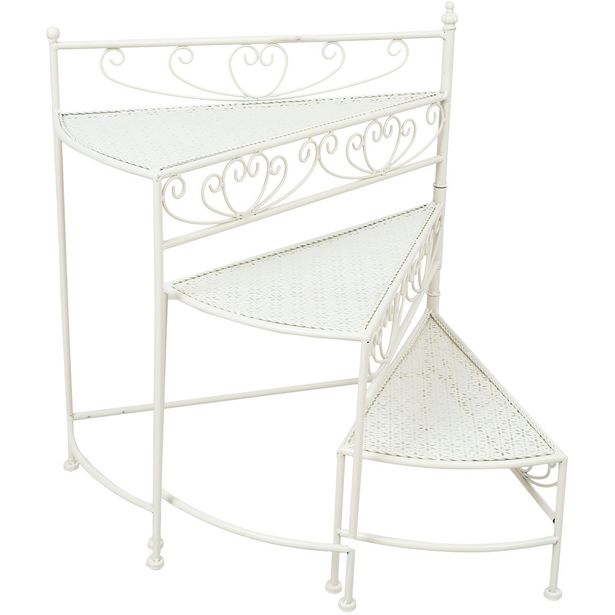 Shelf SANDY 55x30xH66cm, antique white