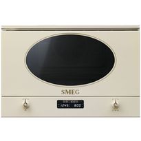 Mikroaaltouuni Smeg MP822PO, integroitava, beige