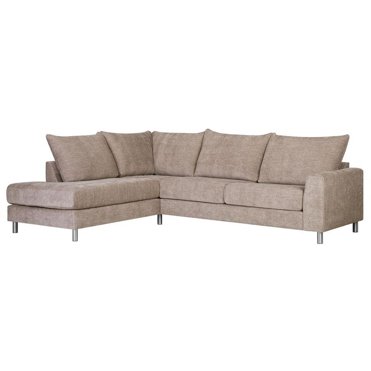 Kulmasohva Home4You Leila, 269x210cm, vasen, beige