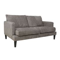 Sohva Home4You Linell 2-istuttava, harmaanruskea