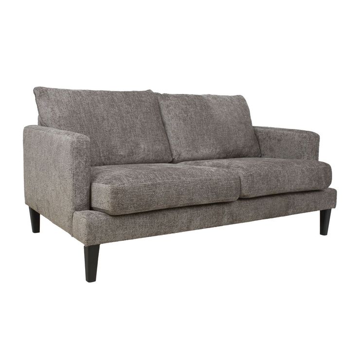 Sohva Home4You Linell 2-istuttava, harmaanruskea