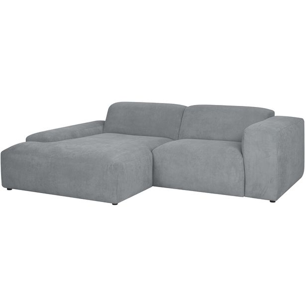 Corner sofa LEHTE left corner, grey