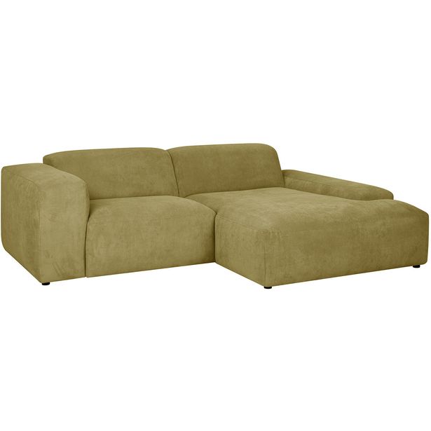 Corner sofa LEHTE right corner, green