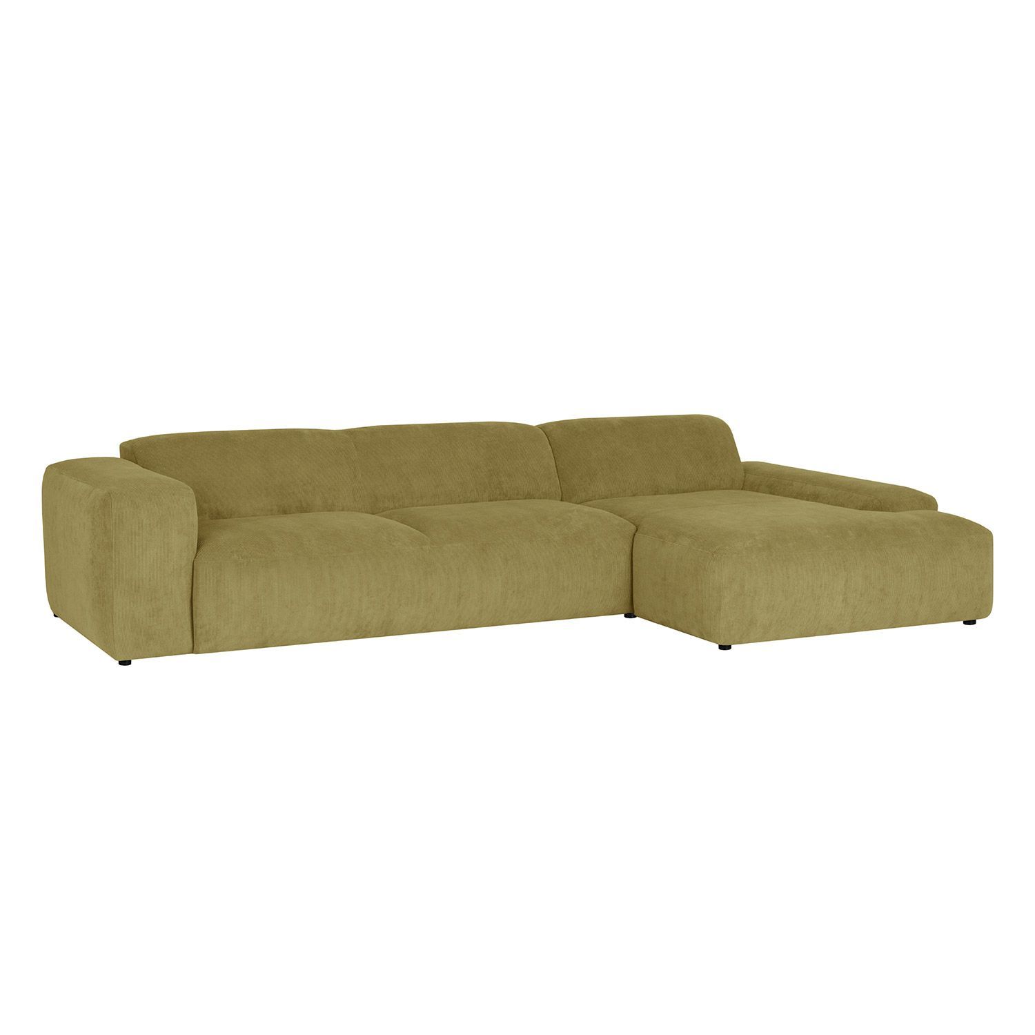 Divaanisohva Home4You Lehte, 343x170cm, oikea, vihreä