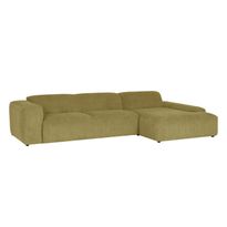 Divaanisohva Home4You Lehte, 343x170cm, oikea, vihreä