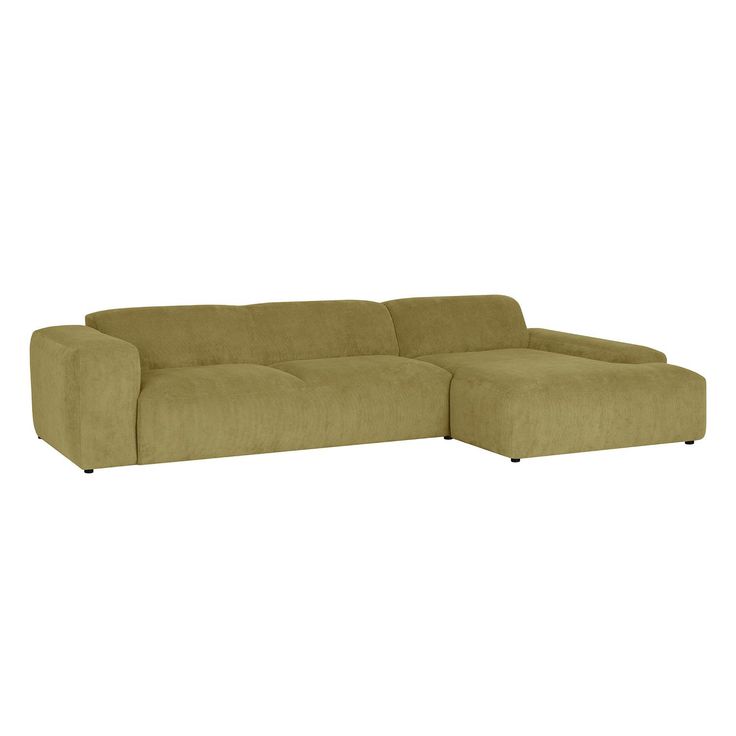 Kulmasohva Home4You Lehte, 343x170cm, oikea, vihreä