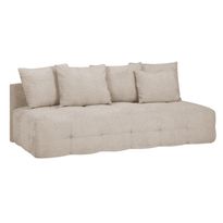 Vuodesohva Home4You Luise 3-istuttava, beige