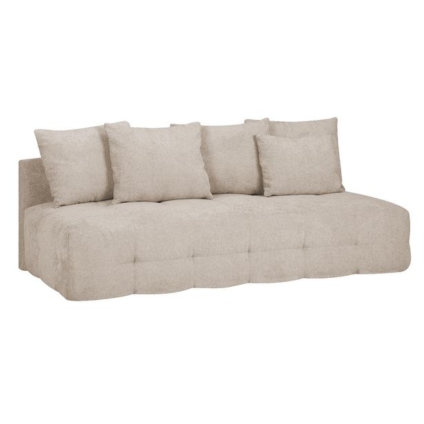 Vuodesohva Home4You Luise 3-istuttava, beige