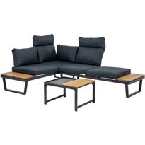 Puutarhakalustesetti Home4You MOERS monikäyttöinen, harmaa