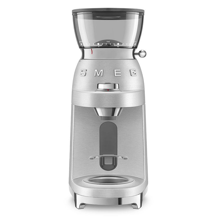 Kahvimylly Smeg CGF02SSEU, rostumaton teräs