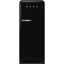 Jääkaappi pakastelokerolla Smeg FAB28RBL6, 60,1cm, 270/26 l, musta, Verkkokaupan poistotuote