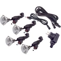 Terassi- ja porrasvalosarja Led Energie, 1W, 4 kpl, mattakromi