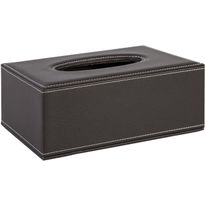 Servetti laatikko Home4You WALTER, 13,5x25xK9 cm, tummanruskea