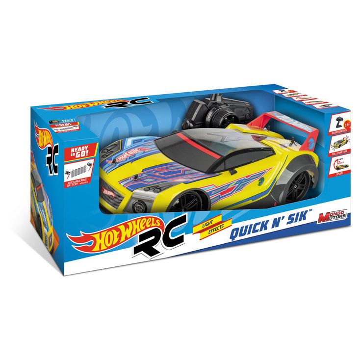 Kauko-ohjattava auto Hot Wheels Quick'N Sick, 1:10