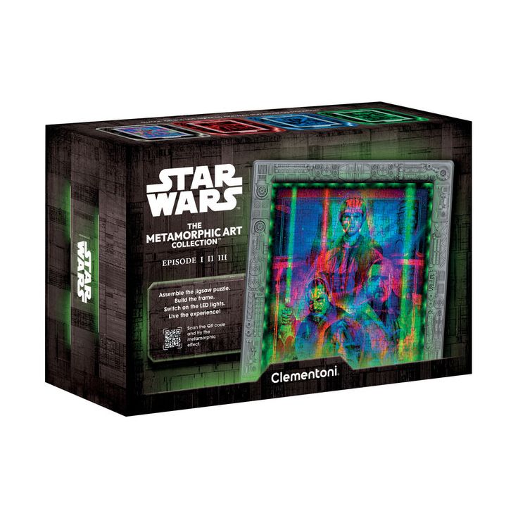 Palapeli Clementoni Metamorphic Star Wars Episode I–II–III, 520 palaa