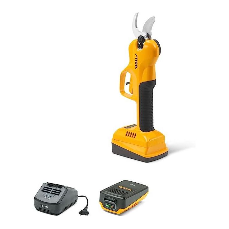 Akkuoksasakset Stiga SC 100E Kit, 20V, 2.0Ah akulla