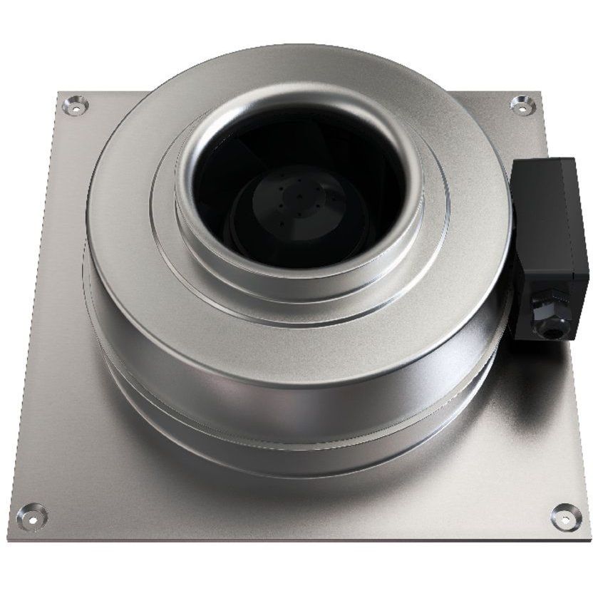 Kanavapuhallin Systemair KV Sileo 125 XL, pituus: 158 mm