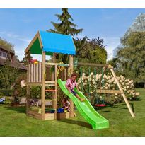 Leikkikeskus Jungle Gym Home ja Swing Module X&#039;tra, sis. liukumäen