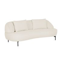 Sohva Home4You Camry, 3-istuttava, beige