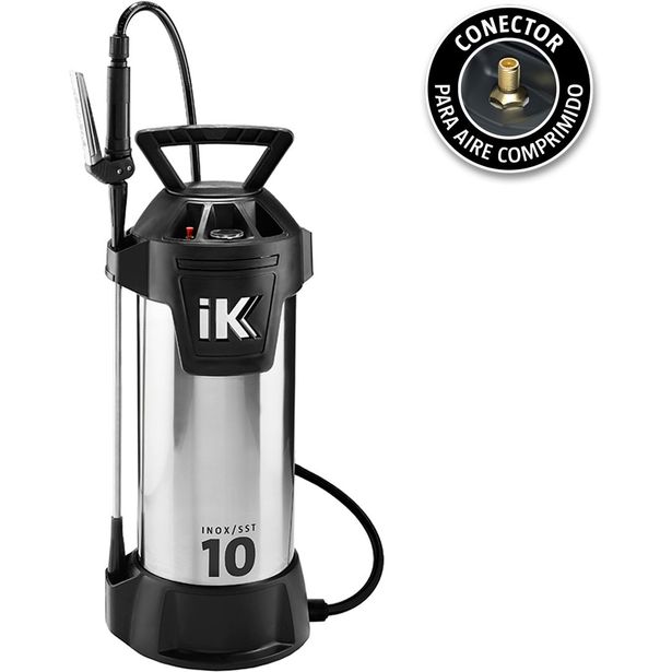 Paineruisku IK Inox 10, öljyille ja liuottimille