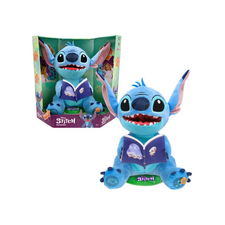 Pehmolelu Disney Stitch Storyteller, tarinoilla ja yövalolla