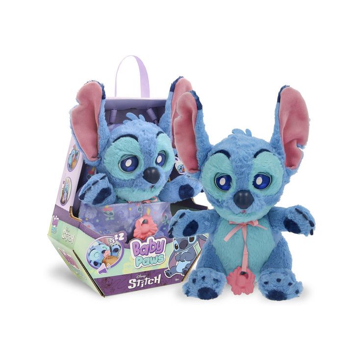 Interaktiivinen pehmolelu Baby Paws Stitch, 20cm