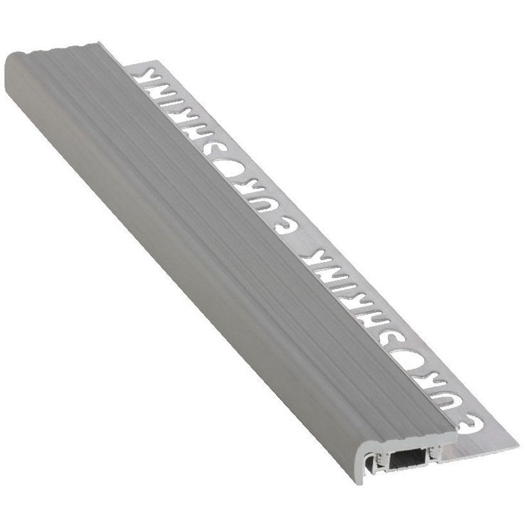 Porraslista Euroshrink alumiini+askelkumi 222a, 10mm x 2.5m, eri värejä