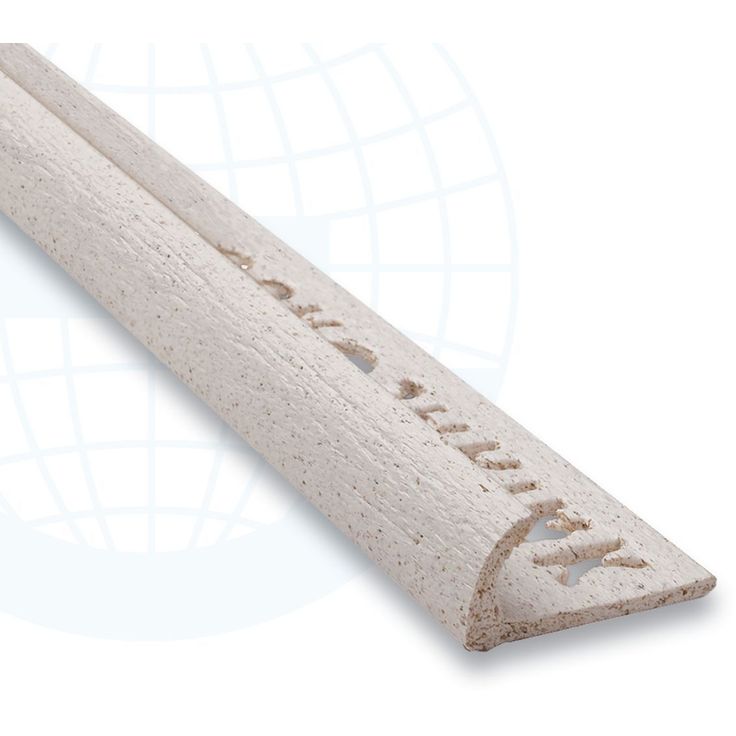 Ulkokulmalista Euroshrink puolipyöreä pvc rustiikki 171r, 2.55m, eri vaihtoehtoja