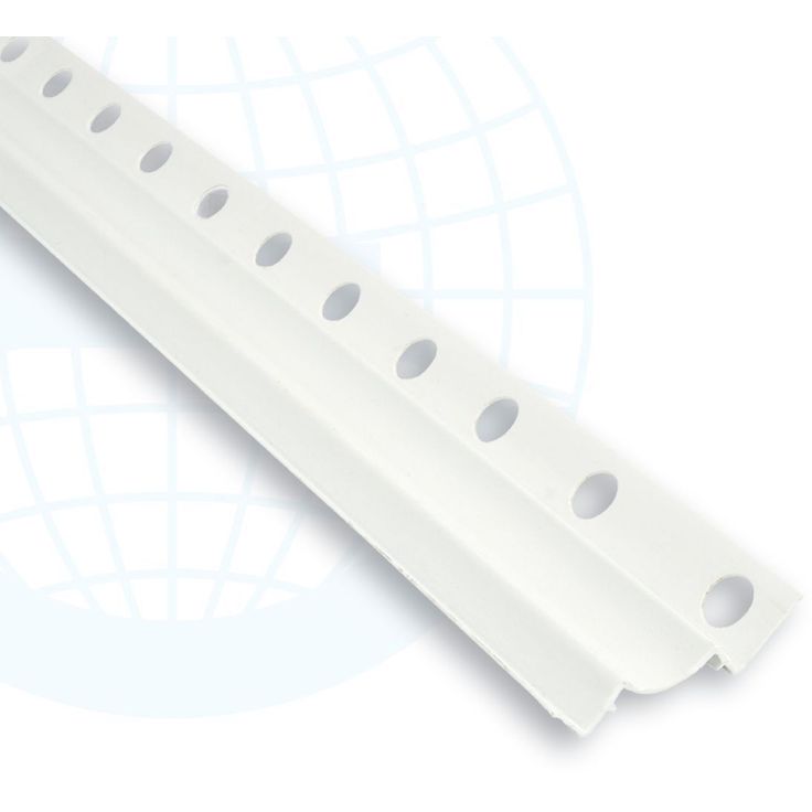 Sisäkulmalista Euroshrink pvc 210, 10mm x 2.55m, valkoinen