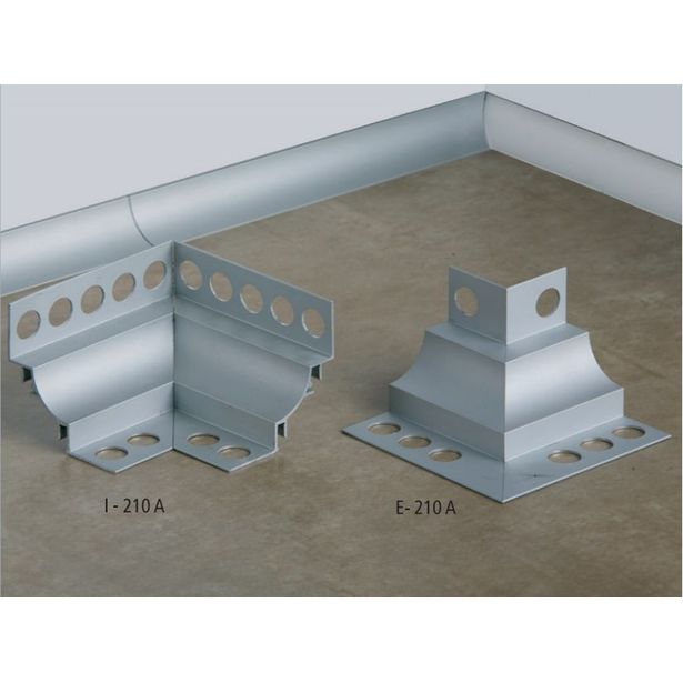 Sisäkulmapala Euroshrink sisäkulmalistaan alumiini i-210a, 10mm, eri värejä