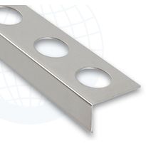 Parvekelistan jatkopala Euroshrink alumiini j-280a, 55mm, harmaa