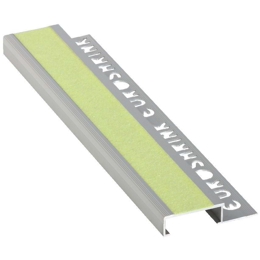 Porraslista Euroshrink alumiini 299a, 12x40mm, mattahopea/jälkivalaiseva