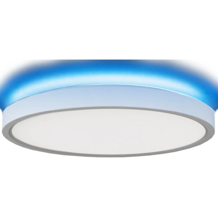 Kattovalaisin Led Energie, IP40, 28W, 2400lm, 4000K + sininen taustavalo, valkoinen, Ø400mm
