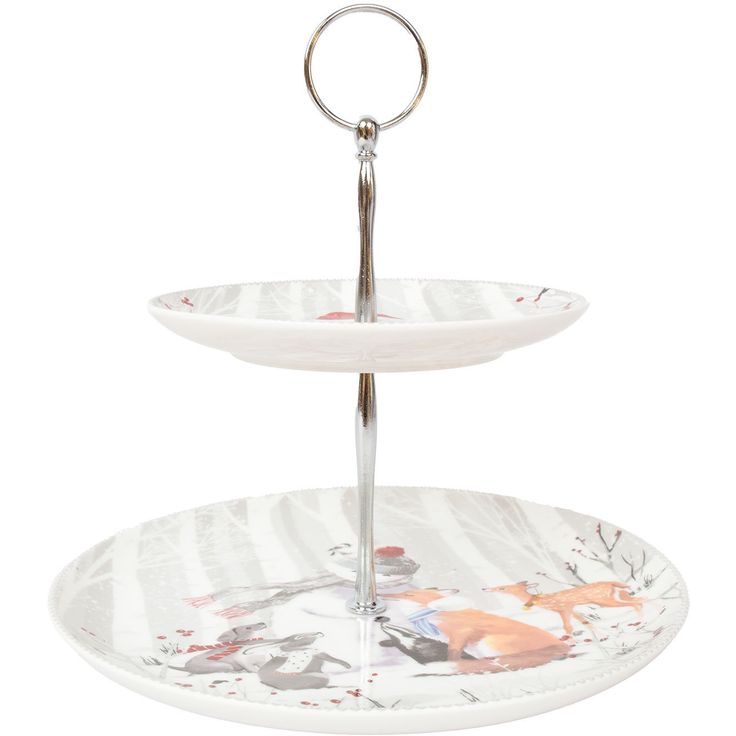Tiered stand MIA SNOW 2-tier, in a gift box
