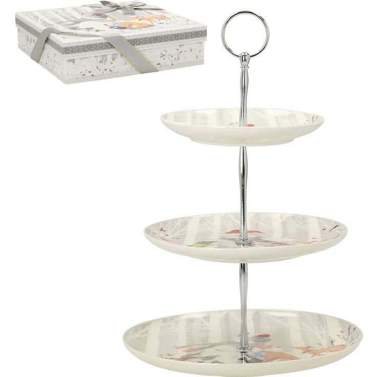 Tiered stand MIA SNOW 3-tier, in a gift box