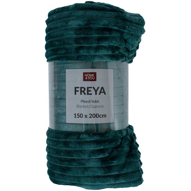 Plaid FREYA 150x200cm, dark green