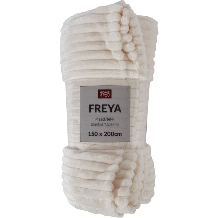 Plaid FREYA 150x200cm, white