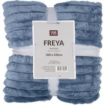 Torkkupeitto Home4You FREYA XL 200x230 cm, vaaleansininen