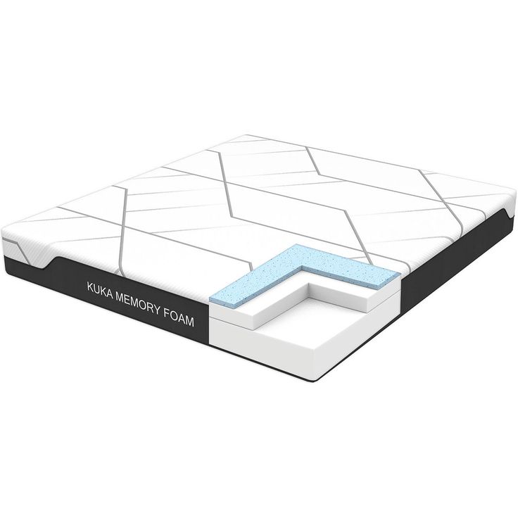 Foam mattress KUKA MEMORY FOAM 160x200xH20cm