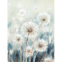 Taulu Home4You 60x80 cm, tuulen viemät voikukat, sininen