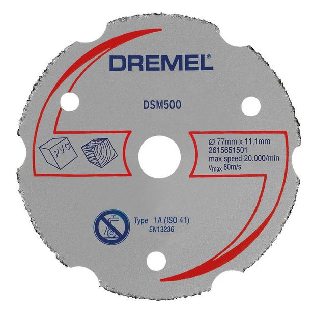 Katkaisulaikka Dremel DSM500, karbidi, puulle
