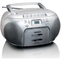 Kasettisoitin Lenco, kannettava, FM/CD