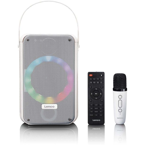 Bluetooth-kaiutin Lenco, langattomalla mikrofonilla