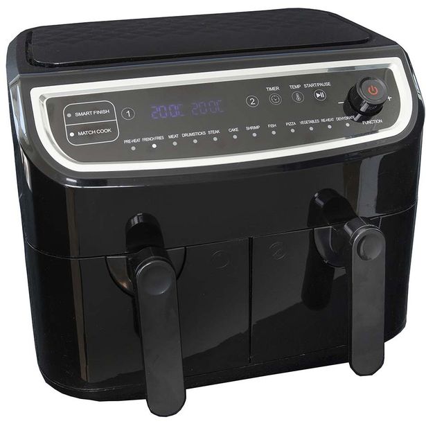 Kuumailmakypsennin Gastronoma, tuplakorinen, 2x4.5l, 2400W