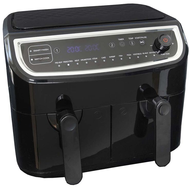 Kuumailmakypsennin Gastronoma, tuplakorinen, 2x4.5l, 2400W
